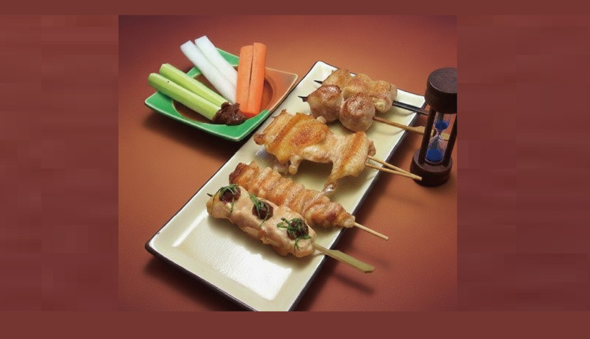 炭火で焼き上げたおすすめ串焼きセット｜下野市の居酒屋 炭やき亭えにし